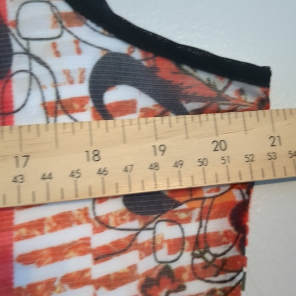 Whimsigoth Dress Women's Size 12 VTG Simon Chang Floral Lined Midi Art Deco - Picture 4 of 6